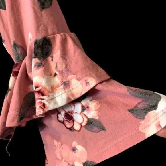 Pink Floral Top / Shirt / Blouse - Picture 5 of 5